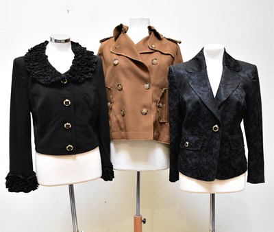 Lot 907 - DOLCE & GABBANA; three short lady's jackets...