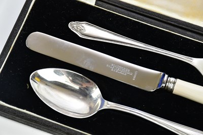Lot 2403 - PURCELL BROTHERS; a George VI hallmarked...