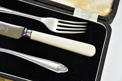 Lot 2403 - PURCELL BROTHERS; a George VI hallmarked...