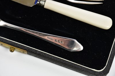 Lot 2403 - PURCELL BROTHERS; a George VI hallmarked...