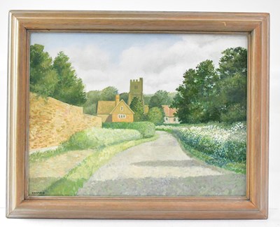 Lot 598 - COLIN FIFIELD (1940-2022); two oils on board...