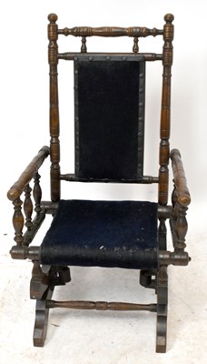 Lot 2902 - An early 20th century  beech framed child's...