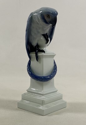 Lot 216 - ROYAL COPENHAGEN; a large porcelain figure of...