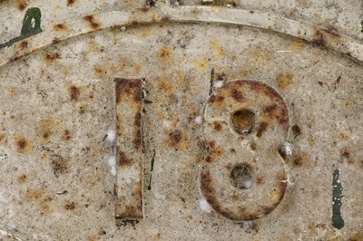 Lot 1443 - BRITISH RAIL; an oval cast iron plaque...