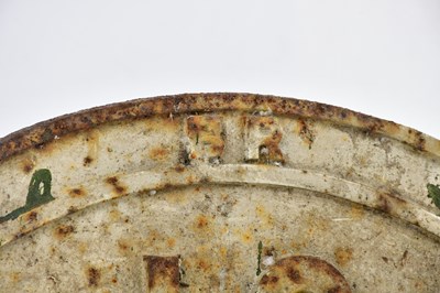 Lot 1443 - BRITISH RAIL; an oval cast iron plaque...