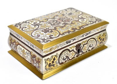 Lot 87 - A Vienna brass bound Boullework and ivory...