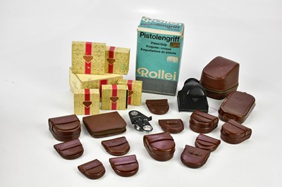 Lot 1649 - ROLLEI; a collection of Rollei accessories, to...