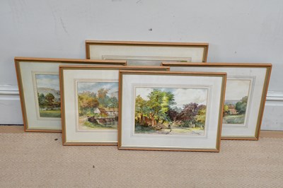 Lot 1688 - LOUIS JENNINGS (1919-2018); five watercolours...
