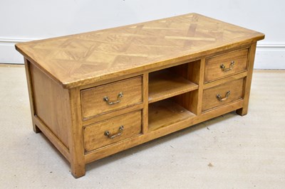 Lot 1196 - A modern television/media stand, with an...