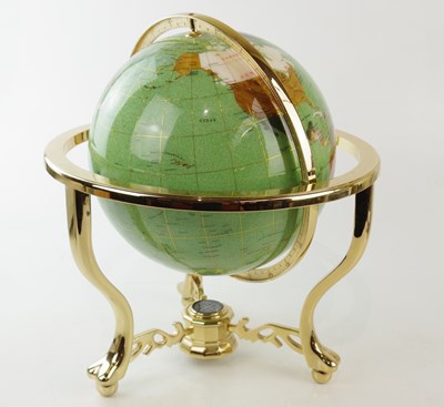 Lot 1445 - A decorative table globe set with...