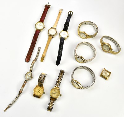 Lot 647 - A collection of lady's vintage wristwatches...
