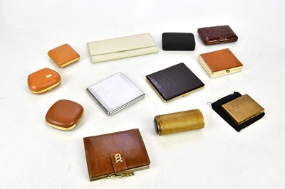Lot 1464 - A collection of vintage cigarette cases,...