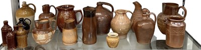 Lot 446 - Eighteen assorted pieces of stoneware...