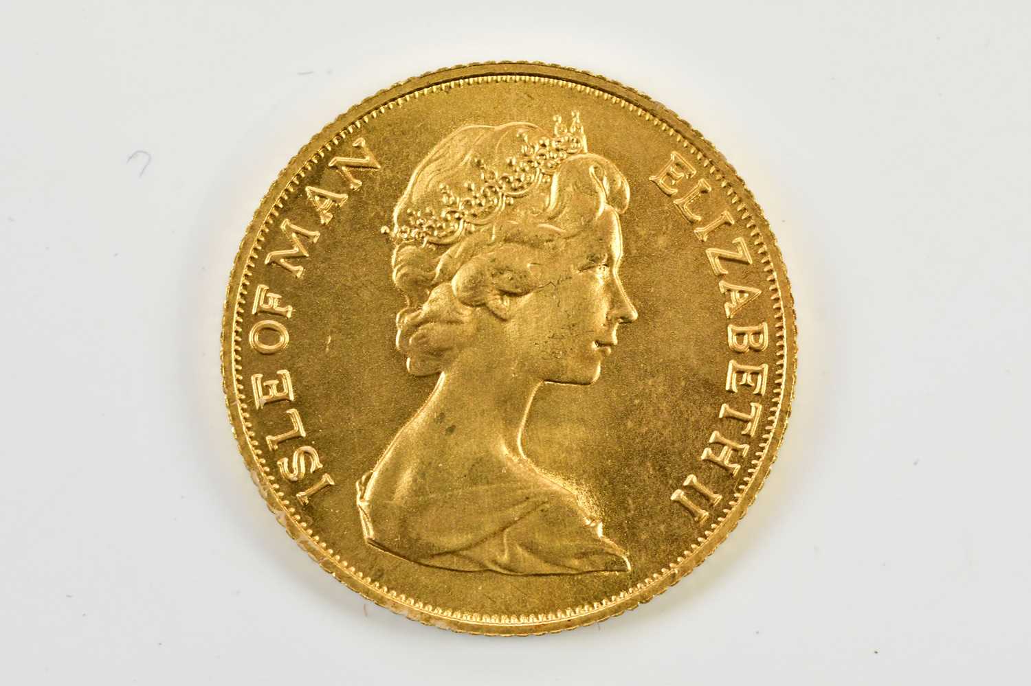 Lot 2562 - An Elizabeth II Isle of Man full sovereign, 1973.