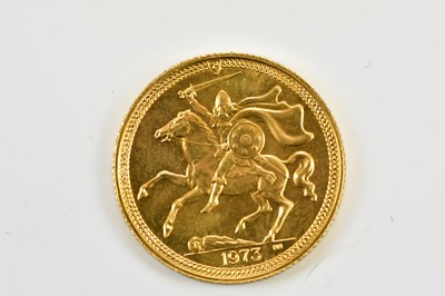 Lot 2562 - An Elizabeth II Isle of Man full sovereign, 1973.