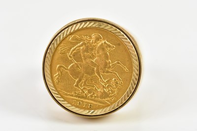 Lot 55 - A 9ct yellow gold Elizabeth II full sovereign...