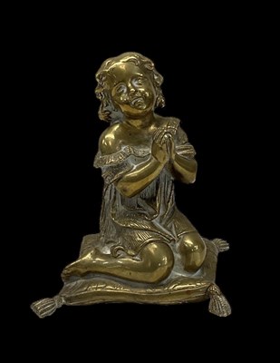 Lot 521 - A good 19th century gilt metal figure of a...