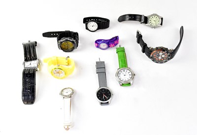 Lot 967 - Ten various wristwatches (10).