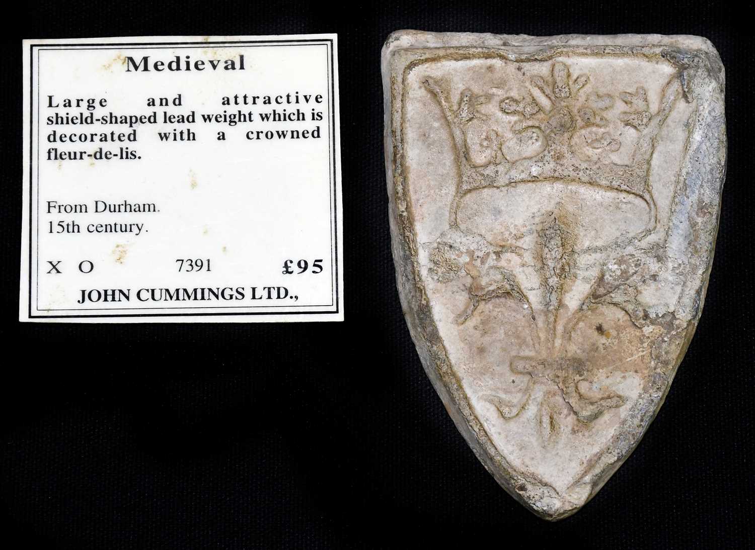 Lot 158 - A Medieval period lead weight, circa 15th...