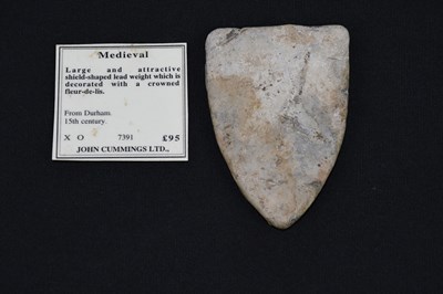 Lot 158 - A Medieval period lead weight, circa 15th...