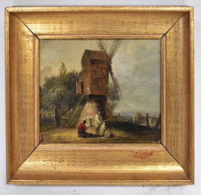 Lot 498 - AUGUSTUS CALCOTT (1799-1844); oil on panel,...