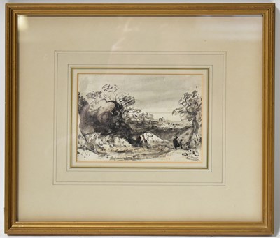 Lot 550 - JOHN VARLEY (1778-1842); pencil and wash,...