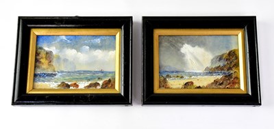 Lot 525 - THOMAS BROCKSTON (born 1871); pair of...