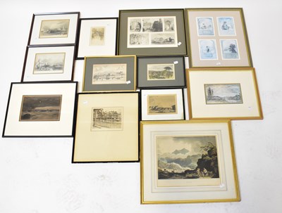 Lot 477 - Twelve various prints, mainly depicting...