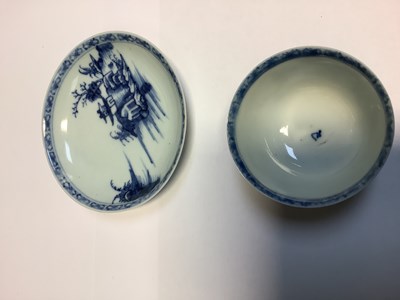 Lot 219 - A Chinese blue and white tea bowl, height...