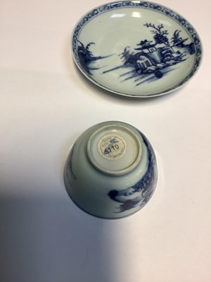 Lot 219 - A Chinese blue and white tea bowl, height...