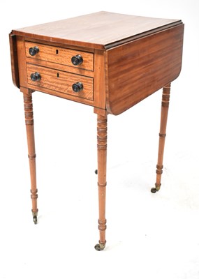 Lot 20 - A 19th century mahogany Pembroke table with...
