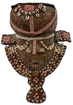 Lot 548 - A large African helmet mask (Bwoom), with...