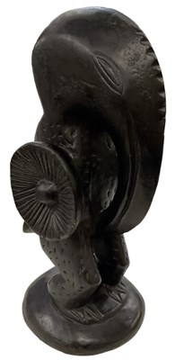 Lot 570 - An African carved hardwood Senufo bird, height...