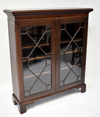 Lot 36 - An early 20th century mahogany display cabinet,...