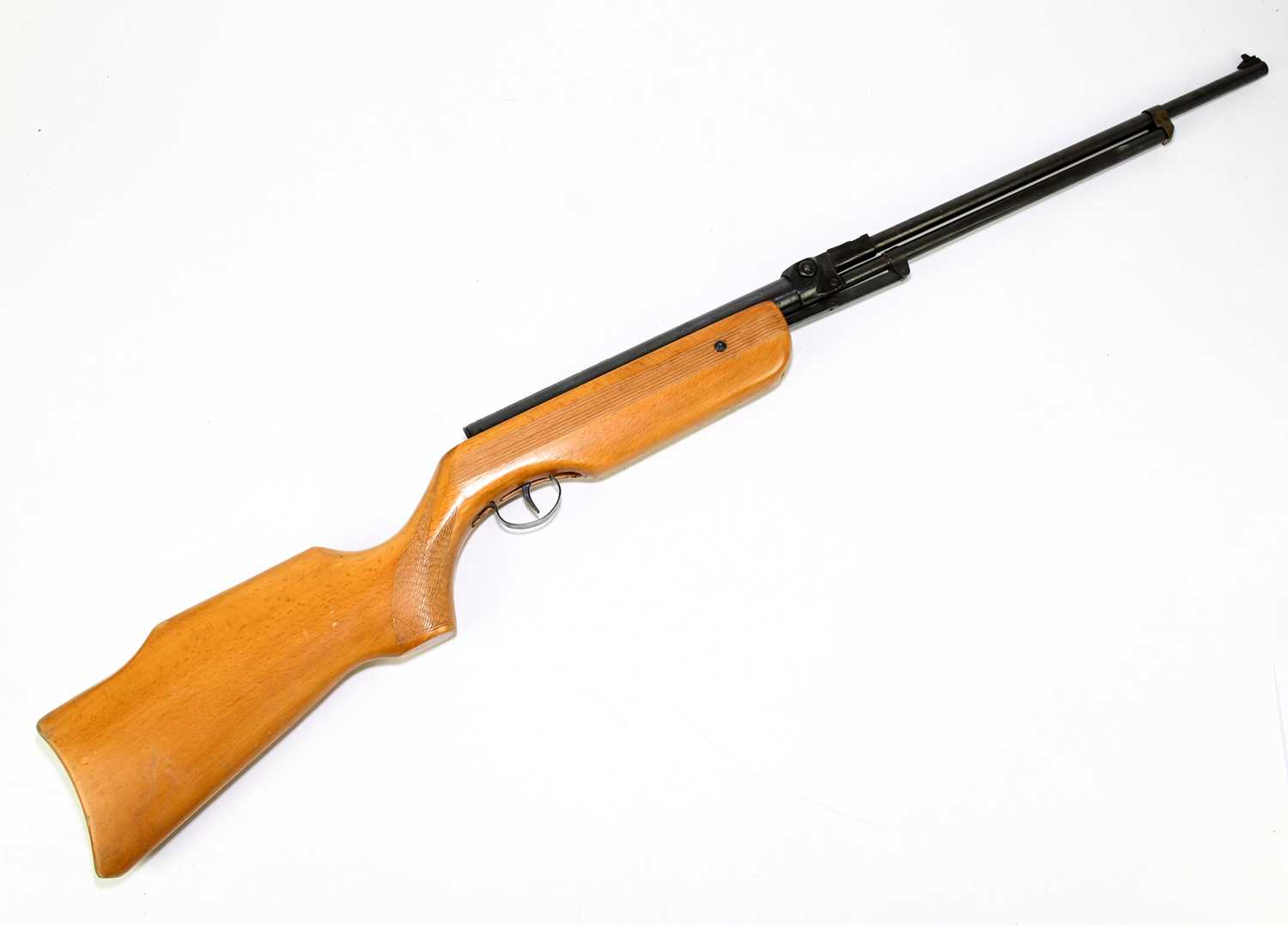 Lot 483 - RELUN TORNADO; an air rifle with light wood...