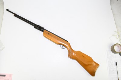 Lot 483 - RELUN TORNADO; an air rifle with light wood...