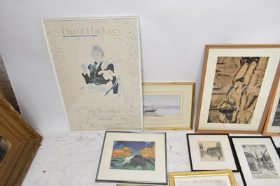 Lot 1015 - CHARLES ROWBOTHAM; watercolour, figures and...