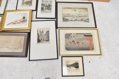 Lot 1015 - CHARLES ROWBOTHAM; watercolour, figures and...