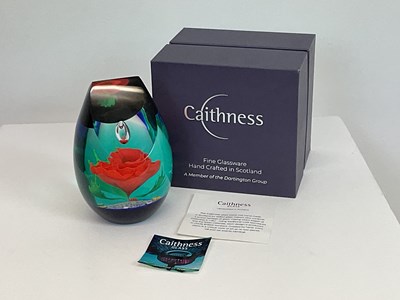 Lot 236 - CAITHNESS; a large limited edition glass...