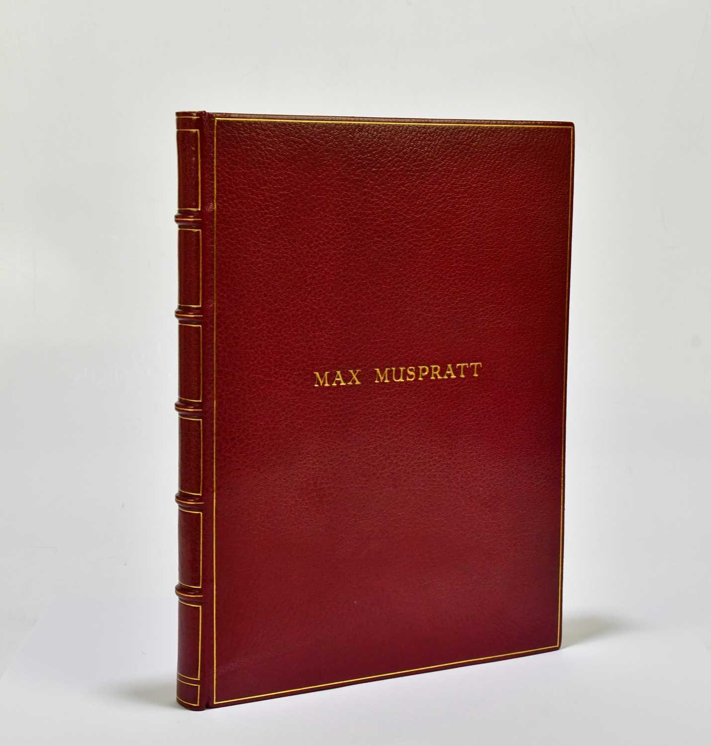 Lot 152 - SIR MAX MUSPRATT 1ST BARONET (1872-1934); a...