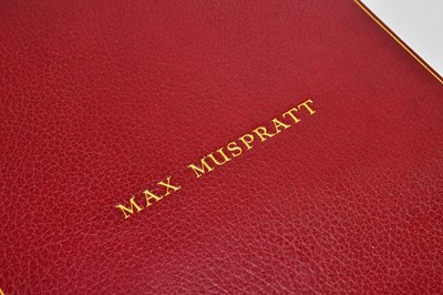 Lot 152 - SIR MAX MUSPRATT 1ST BARONET (1872-1934); a...