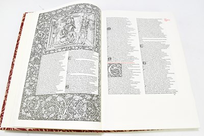 Lot 425 - CHAUCER (G), THE WORKS OF GEOFFREY CHAUCER NOW...