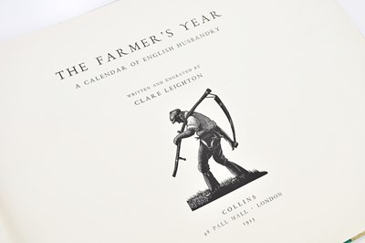 Lot 87 - LEIGHTON (C), THE FARMER’S YEAR, with 12 black...