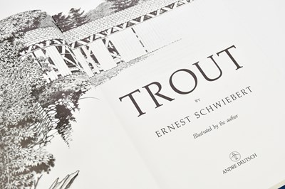 Lot 102 - SCHWIEBERT (E), TROUT, two vols, limited...