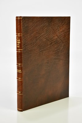 Lot 463 - THELWELL (N), A PLANK BRIDGE BY A POOL, signed...