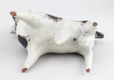 Lot 645 - TESSA FUCHS (1936-2012); two tin glazed...
