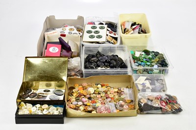 Lot 1406 - A large collection of various buttons...