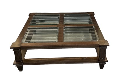 Lot 74 - A modern classical style square coffee table,...