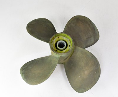 Lot 295 - A vintage boat propeller, diameter 39cm.