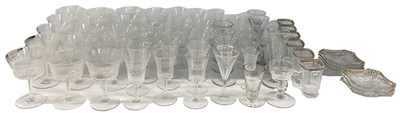 Lot 485 - A part suite of Edwardian Pall Mall glassware...